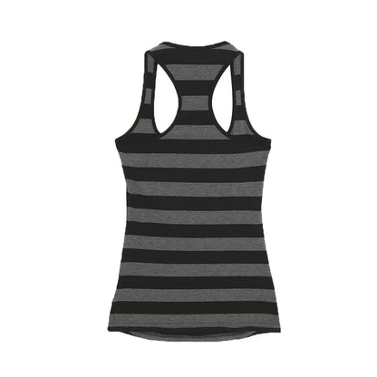 2025 New Striped Tank Tops Women Summer Tight Sexy Camisole Sleeveless Top Casual Y2K Clothing for Women Basic Black