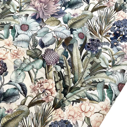 High-Quality 60S Long-Staple Cotton Fabric for Cheongsam and Dress, 140x50cm