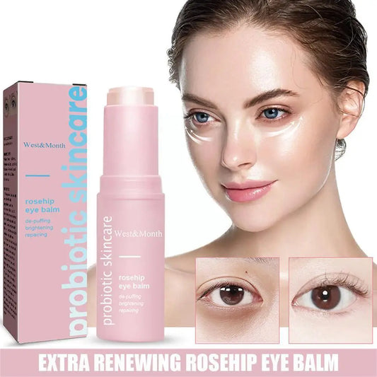 Women Extra Renewing Rosehip Eye Cream For Face Lifting Moisturizing Balm Stick Anti-Puffiness Remove Dark Circle Eye Care 2024 Default Title