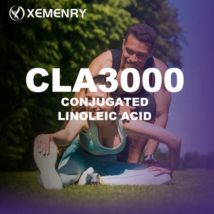 CLA 3000mg - Boost Energy, Improve Muscle Mass, and Boost Metabolism - Non GMO