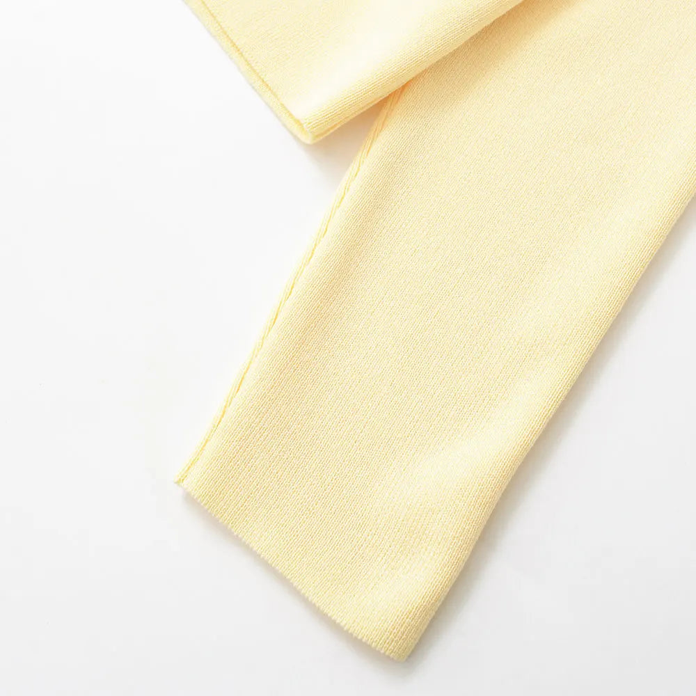 TRZA Women's Knit Cardigan Sweater O-Neck Long Sleeve Chic Outerwear Fashion Front Button Female Top