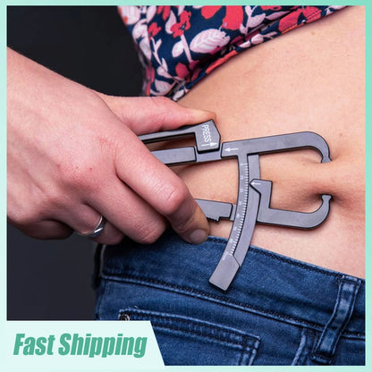 1pc Household Non-slip Body Fat Testing Tool Caliper Fitness Measure High Precision Sebum Meter Body Fat Thickness Monitor Clip