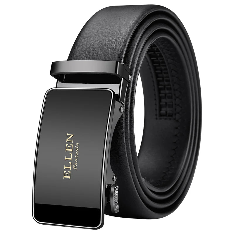 OYIFAN Men Belt Genuine Leather belt for men Alloy buckle ratchet belts Men Designer Belt Automatic belts 벨트 Badiee Stylez