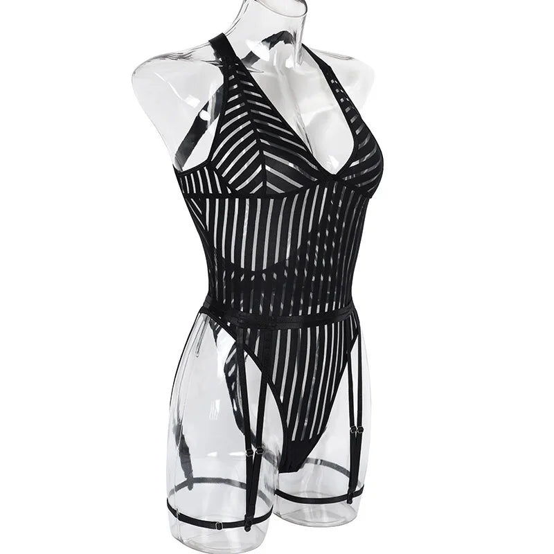 Romantic Bilizna Sexy Below Lingerie for Sex New Women's Underwear Cutting Tight Woman Clothing Vs Lingerieset Dames Thong Whole