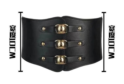 11cm Elastic Wide Corset Belts For Women Waist Plus Size Belt Female Dress Waistband Big Stretch Cummerbunds Clothes Accessory