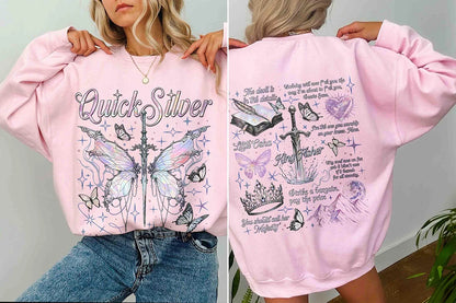 Quicksilver Two-sided Shirt For Fans Women's Saeris Fane Kingfisher Sweatshirt Little Osha Fantasy Y2K Unisex Top Streetwear