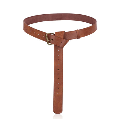 Renaissance Leather Belt Medieval Wizard Alchemy Glass Magic Bottle Cork Bottle Stopper Copper Coin Waist Bag Cosplay Belt Badiee Stylez