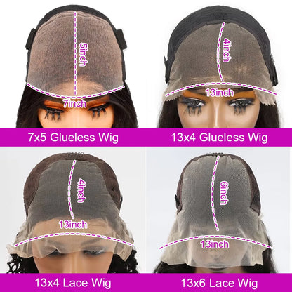 Short Bob Deep Wave Lace Frontal Wig PrePlucked 13x4 13x6 Lace Front Wig Peruvian Curly Human Hair Bob Wigs For Women and Girls Badiee Stylez