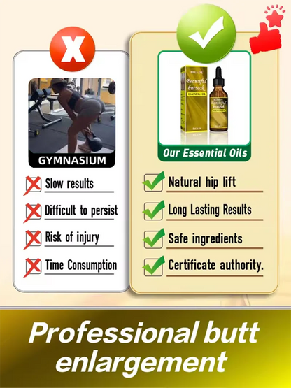 Sexy Hip Buttock Enlargement Hip Firm Essential Oil Cream Effective Hip Lift Up Butt Beauty Female Hips Tightening Massage Oils