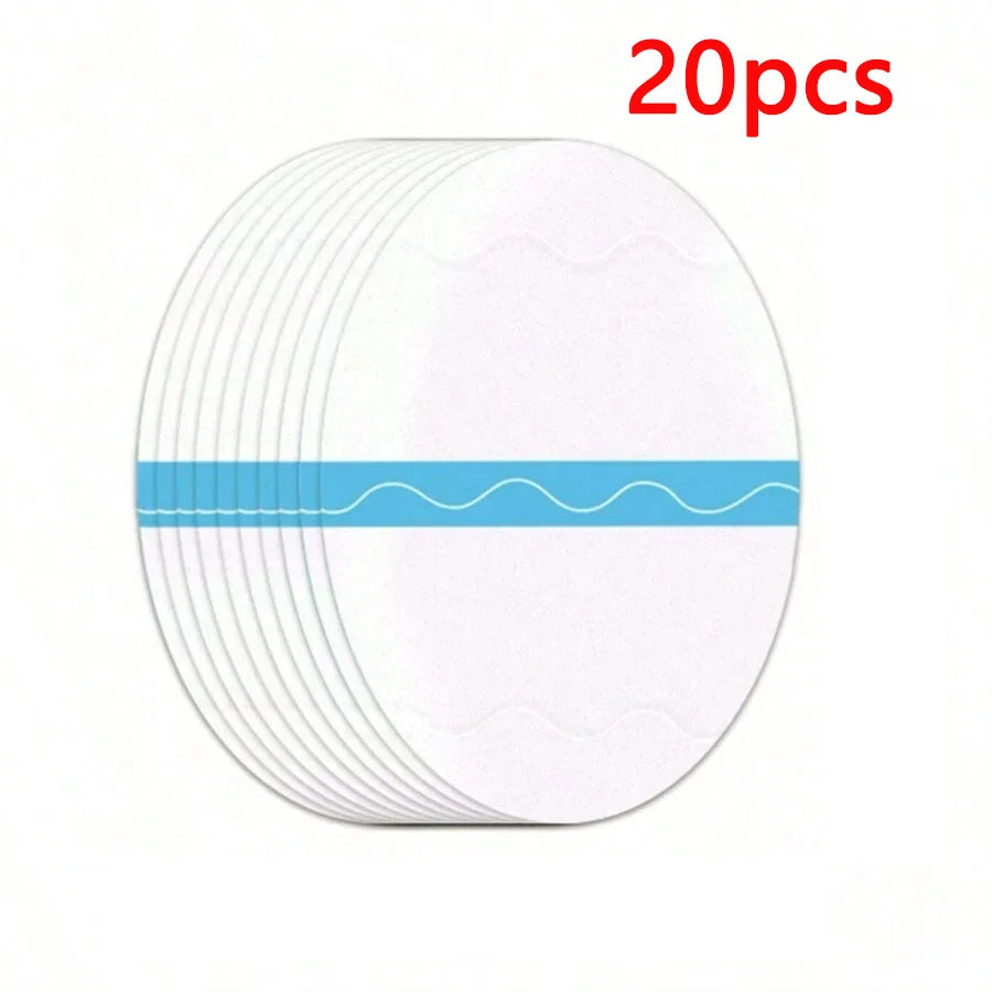 10/20/30/40pcs Anti-wear Stickers Invisible No Trace Thigh Tapes Disposable Anti Chafe Thigh Patch Body Anti-Friction Pad Women transparent 20pcs