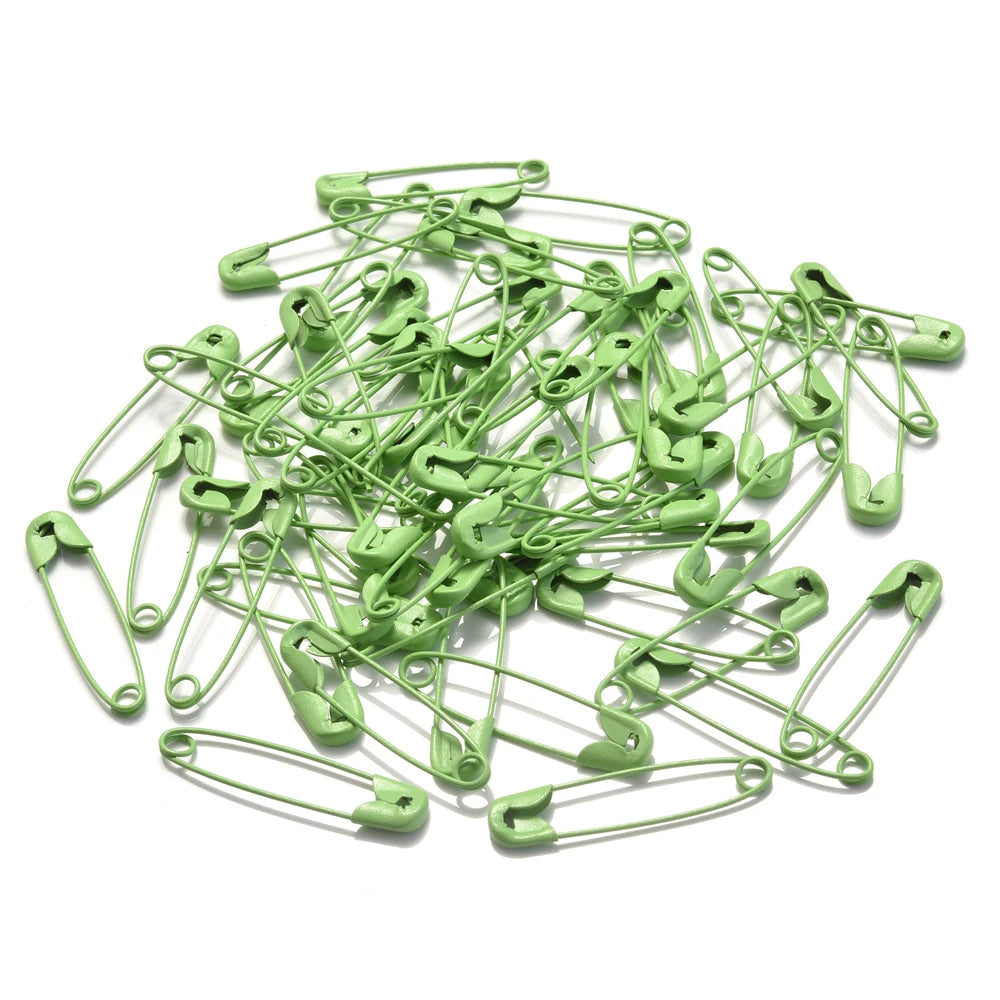 30pcs 6x30mm Colorful High Quality Safety Pins Paper Clip DIY Sewing Tools Metal Needles Large Safety Pin Brooch Accessories 7