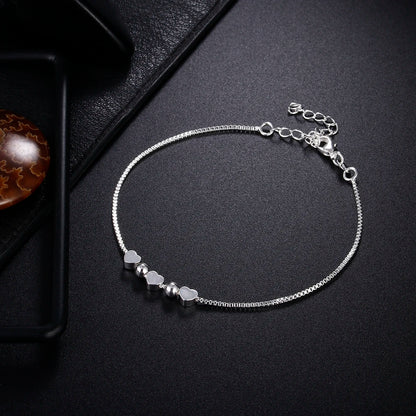 New High quality 925 Sterling Silver 4MM Women Men chain Male Twisted Rope Bracelets Fashion Silver Jewelry LH001
