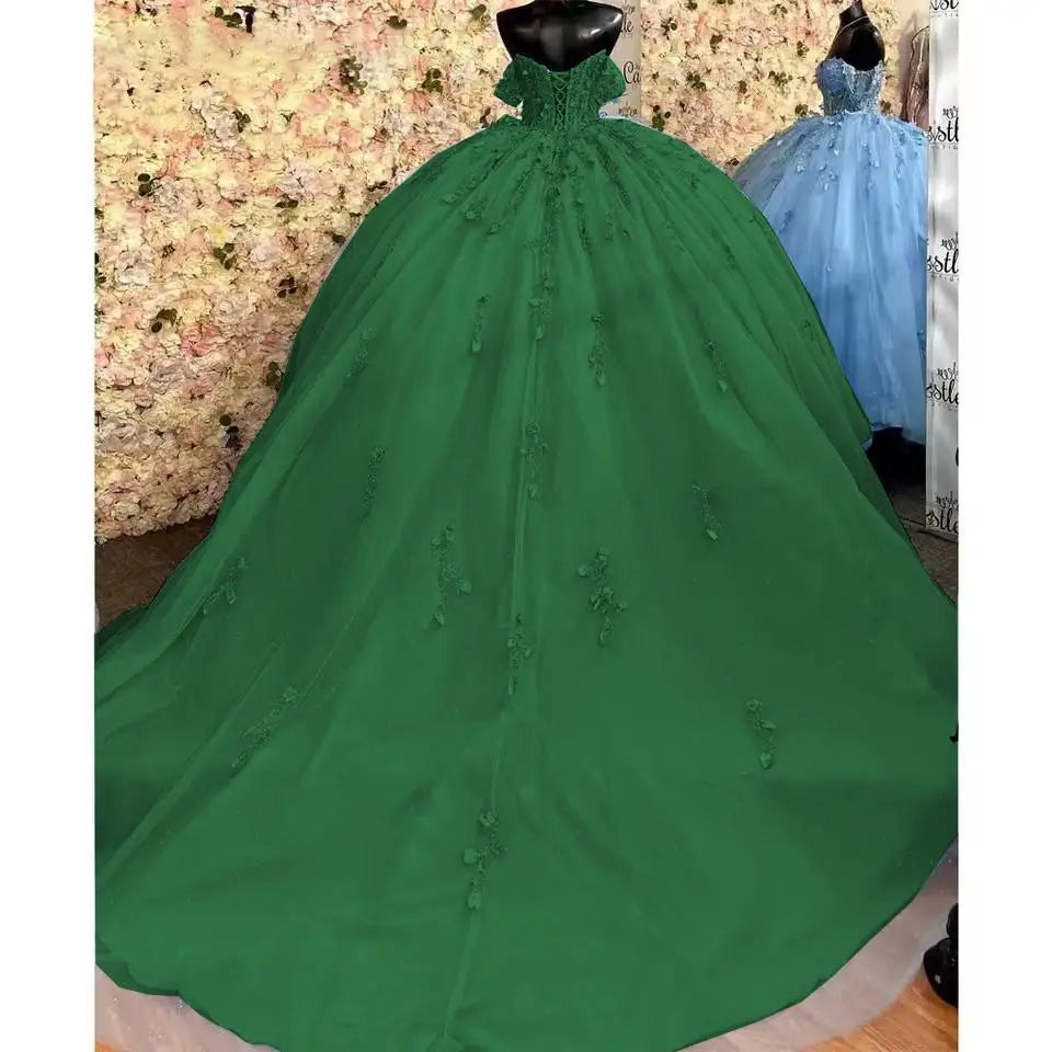 Shinny Party Dress 15 Quinceanera Dresses Ball Gown Luxury 15 Year Old Dress Formal Dress For 15 Years Party Customized Badiee Stylez