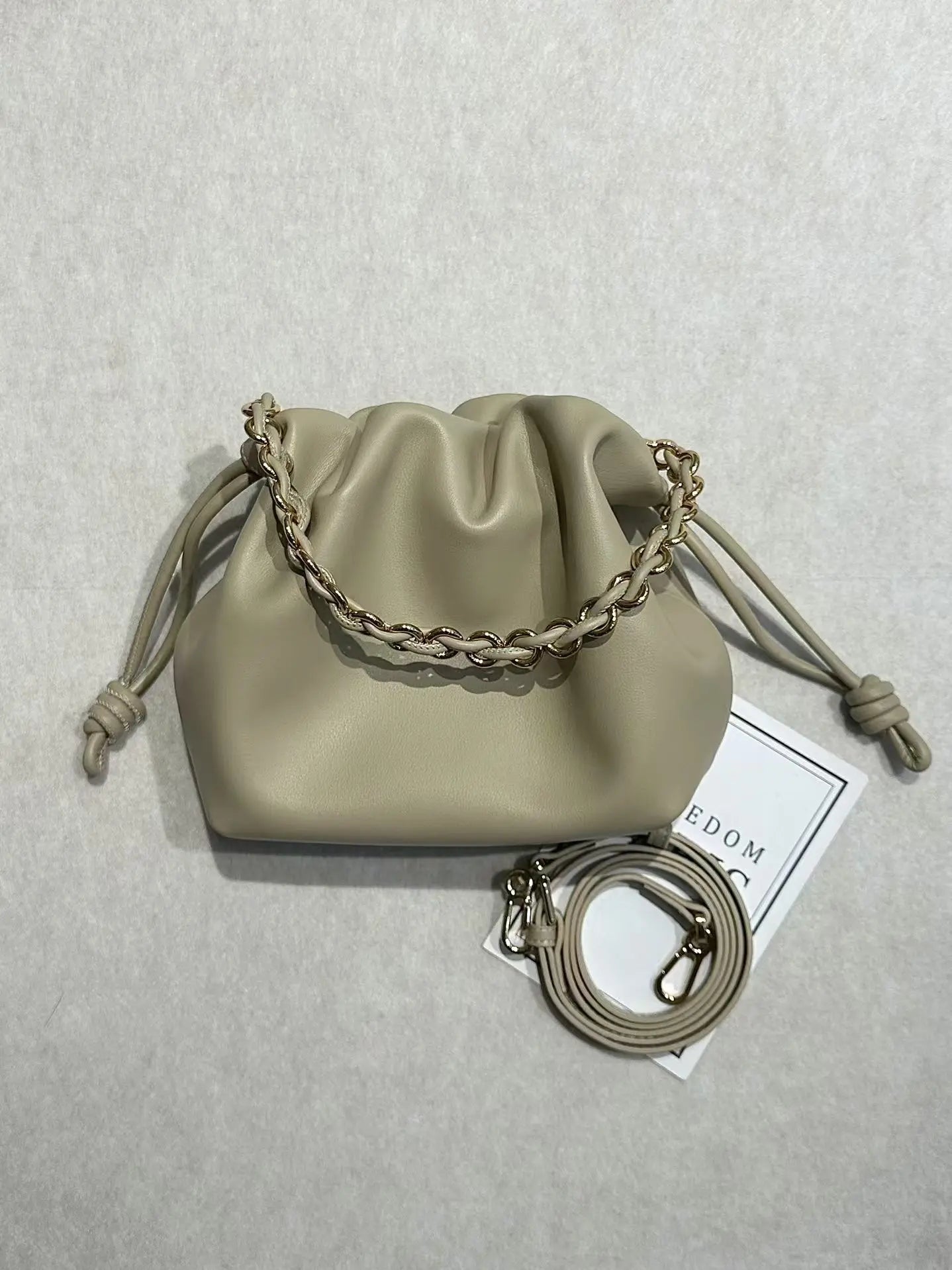 Brand Design Fashion High-grade Texture Leather Cloud Bag Luxury Ladies High Quality Cowhide Shoulder Crossbody Bags For Women