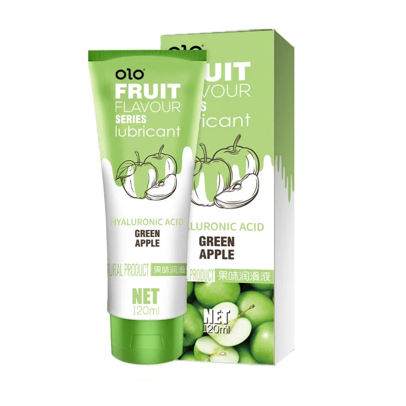 Lickable Fruity Flavor Lubricant Oral Sex Hyaluronic Acid Lubricant Sex Lube Water Based Anal Sex for Adults Sexes Accessoires