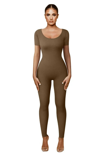 Women's Yoga Jumpsuit Seamless Sports Yoga Bodysuit Fashionable Fitness Sportwear Yoga Romper Badiee Stylez