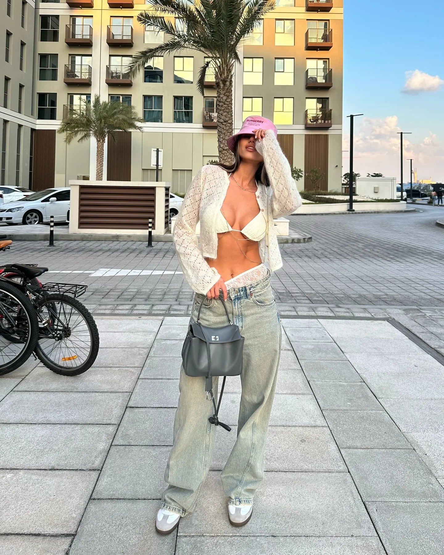 Tossy Summer Knitwear Hollow Out Cardigan Female Long Sleeve Casual Cropped Top Patchwork See-Through Knit Cardigan Outwear 2025