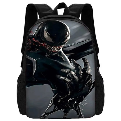 Marvels V-venoms Child School Backpack with Lunch Bags ,Pencil Bags ,School Bags for Boys Girls Best Gift XHOO1-SB-102-A4