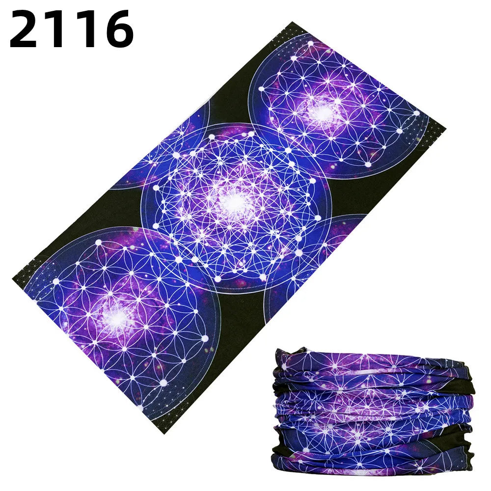 2101Unisex Climbing Hiking Scarf Sport Headwear Bandanas Motorcycle Turban Hand Band Magic Scarves Outdoor Cycling Headband Mask 2116
