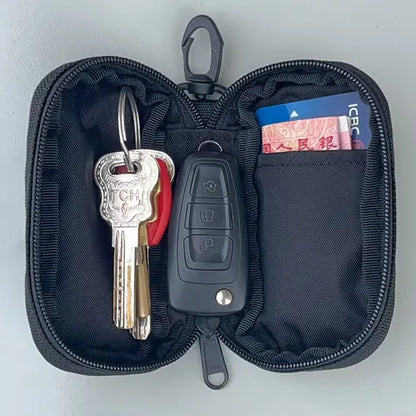 2024 Waterproof Key Bag Nylon Cloth Small Wallet Casual Key Pouch Durable Mini Case Fashion Key Organizer Coin Purse Men Wallet