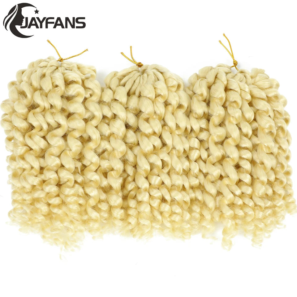 1- 5 Packs 8 inch Jumpy Wand Curl Jamaican Bounce Crochet Hair Natural Black Wand Curls Crochet Hair Short Curly Crochet Braids Badiee Stylez