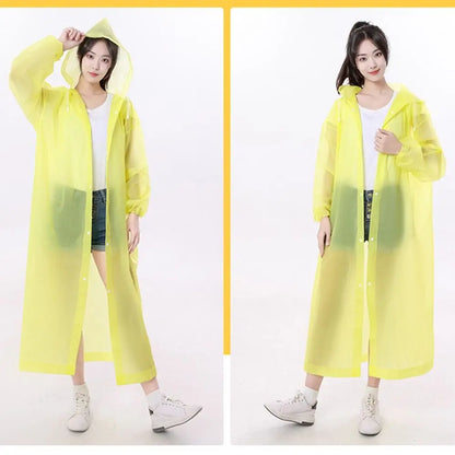 EVA Rain Coat New Full Body Thickening Adult Raincoat Waterproof Convenient Reusable Poncho Outdoor