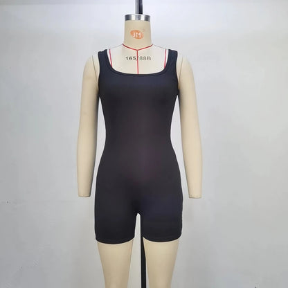 Sleeveless Vest Jumpsuit Outdoor Sports Jacket Fashion Pure Color Fitness And Leisure Women's Clothing Badiee Stylez