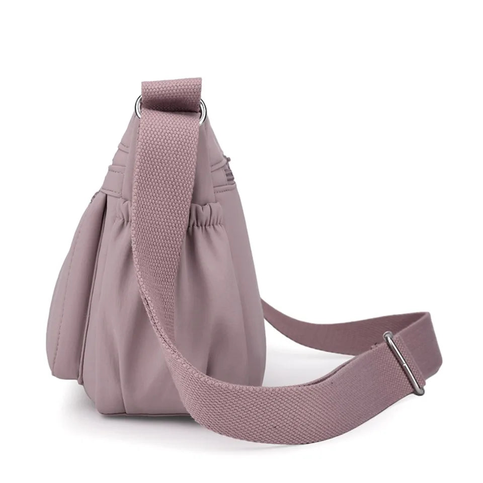 Just Hold A Lot Waterproof Nylon Shoulder Crossbody Bags for Women Messenger Travel Daily Use Bags Suitable for Mothers Shopping