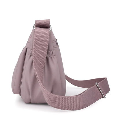 Just Hold A Lot Waterproof Nylon Shoulder Crossbody Bags for Women Messenger Travel Daily Use Bags Suitable for Mothers Shopping