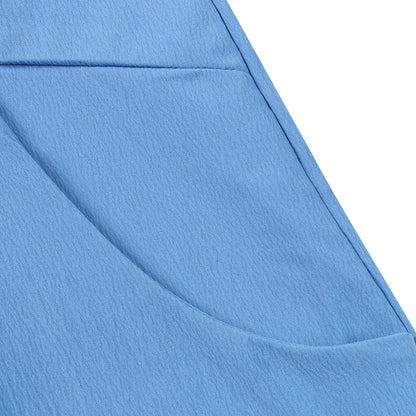 Overalls Women Summer Jumpsuit Outfits Plus Size Solid Color Casual Button Wide Leg Suspender Pants Overalls with Pockets