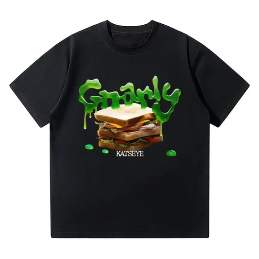 KATSEYE Gnarly T-shirts Fashion Creative Design Men Women Tees Korean Style Kpop Casual Short Sleeve Crewneck Y2K T Shirt