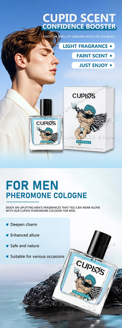 10ML/50ML Cupids Original Hypnosis Pheromone Perfume Infused Cologne For Men Pheromone Perfume For Men Fragrance Attract Women - Badiee Stylez