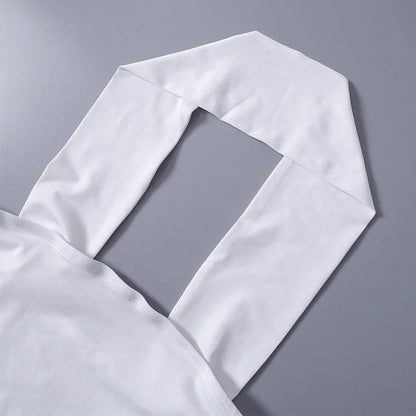 Chic White Sexy Strapless Crop Tops 2023 Elegant Summer Slim Tanks Tube Top Cropped Solid