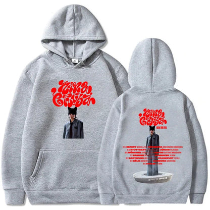 Arena Tour 2025 Nina Chuba Hoodies Sudaderas Para Mujer Winter Women Men Clothing Singer Printing Sweatshirts Casual Pullovers grey