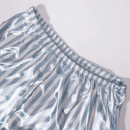 Women's Sleepwear Cute Cartoon Print Short Set Pajamas for Women Pajama Set Sweet Short Sleeve T Shirts & Shorts Summer Pijama