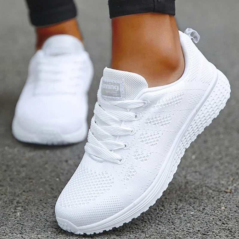 Fashion 2025 New Women's Sneakers Platform Shoes Woman Plus Size Casual Sneaker Woman Lace Up Female Sneakers Tenis Feminino Badiee Stylez