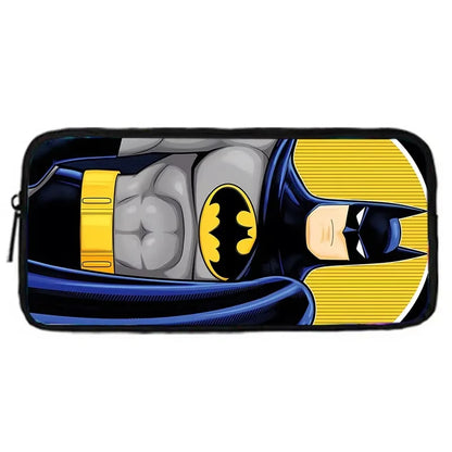 Child Superhero Batmans School Backpack with Lunch Bags ,Pencil Bags ,School Bags for Boys Girls Best Gift XHOO1-BD-049-A8