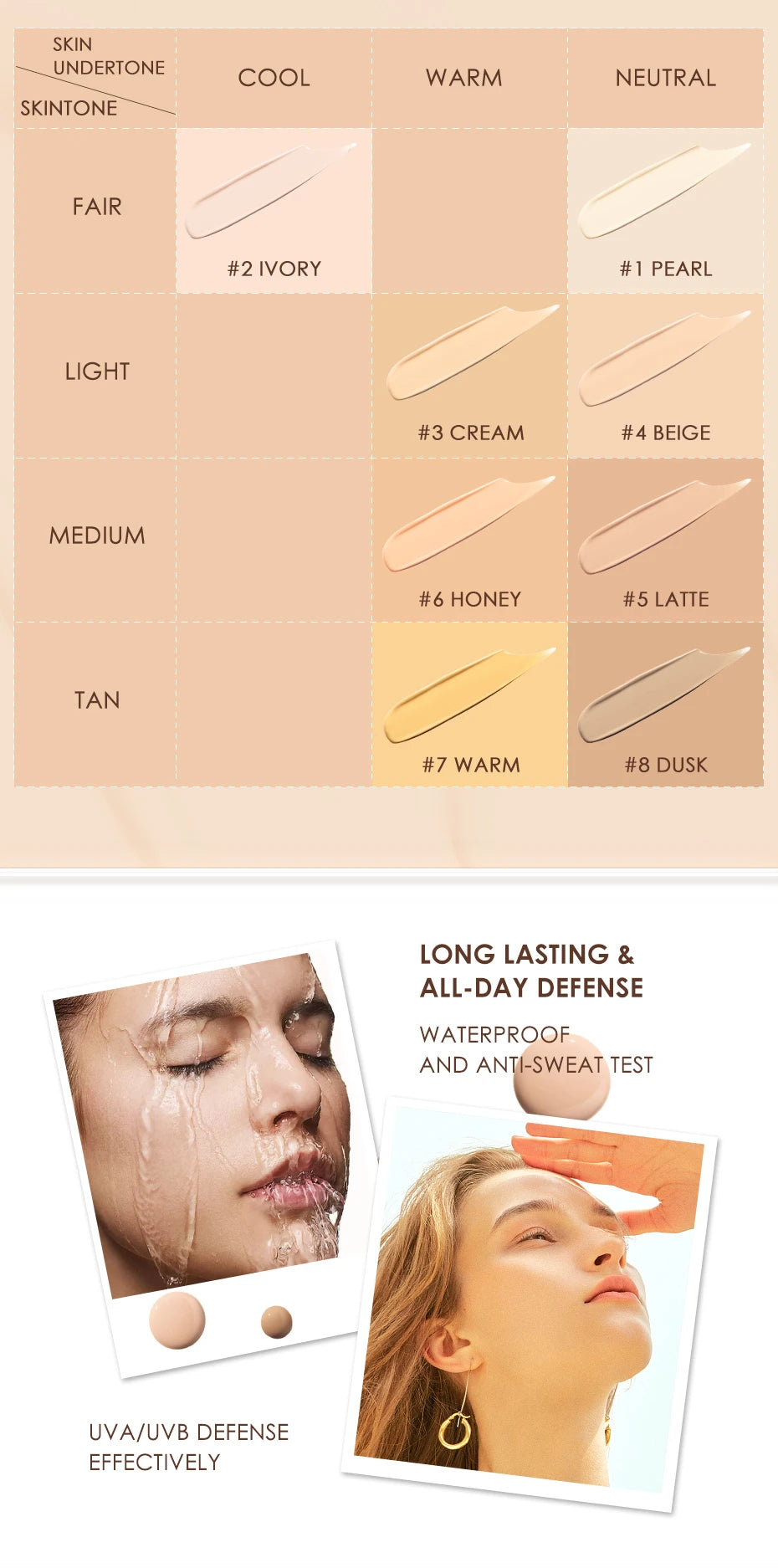 Wholesale FOCALLURE Waterproof Liquid Foundation Cream Full Coverage Oil-control Long-lasting Face Concealer Base Cosmetics