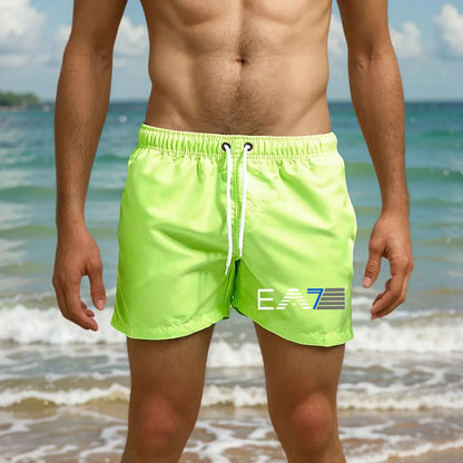 Men's Summer Casual Beach Shorts Lightweight Breathable Surf Swimming and Beach Vacation Beach Shorts Swim Shorts Badiee Stylez