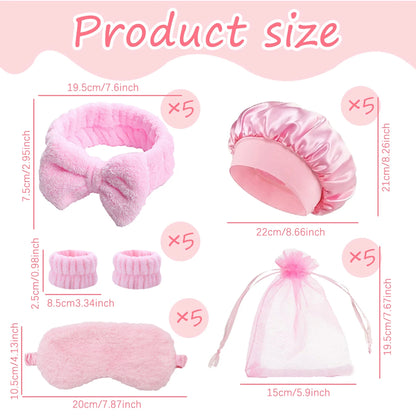 Comb set with storage bag, bring eye mask sleeping cap headband wristband, party gift package,gift,Special for real hair wigs Badiee Stylez