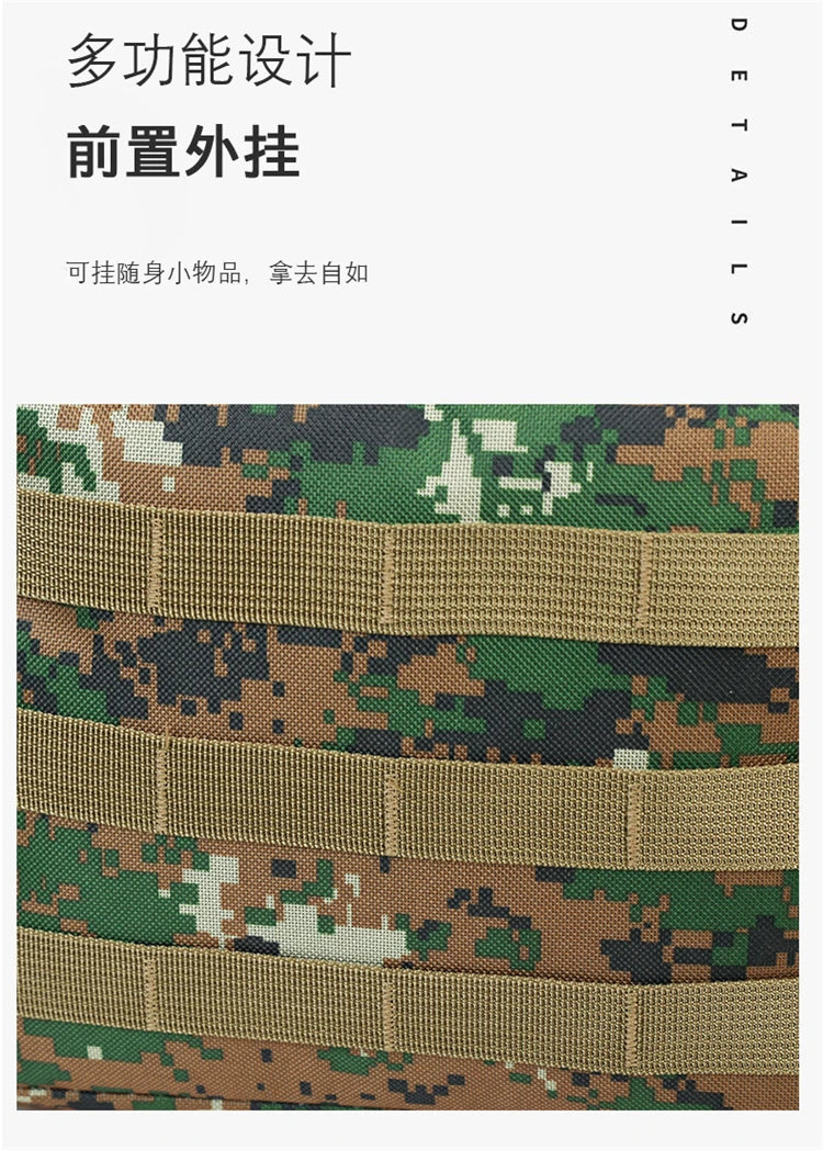 Camouflage Tactical Backpack for Men Large Capacity Outdoor PUBG Style Waterproof Travel School Bag Multifunctional for Daily Us