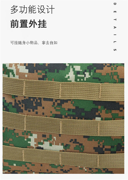 Camouflage Tactical Backpack for Men Large Capacity Outdoor PUBG Style Waterproof Travel School Bag Multifunctional for Daily Us