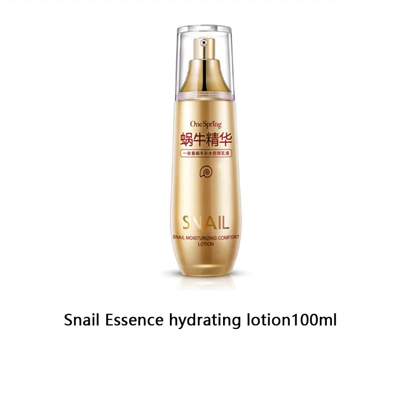 Snail Collagen Face Cream Whitening Moisture Anti Aging Facial Firming Cream Anti Wrinkles Eye Bags Korean Skin Care Product 60g Snail lotion 100ml