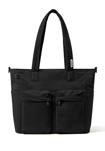 AJI Shoulder Bag For Women 2025 New Fashion Crossbody Bag Wear-Resistant Waterproof Nylon Female Handbags Ladies Messenger Bag Black