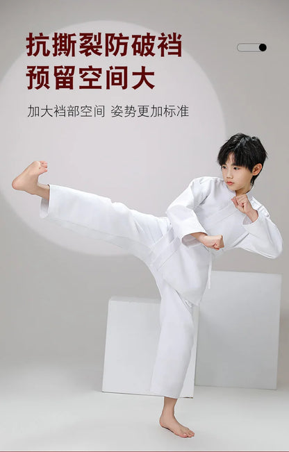 New Breathable karate uniform for kids and adults lightweight pants and jackets martial arts uniform with free belt for students Badiee Stylez