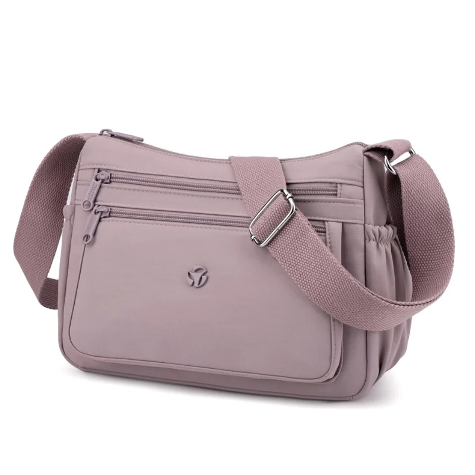 Just Hold A Lot Waterproof Nylon Shoulder Crossbody Bags for Women Messenger Travel Daily Use Bags Suitable for Mothers Shopping