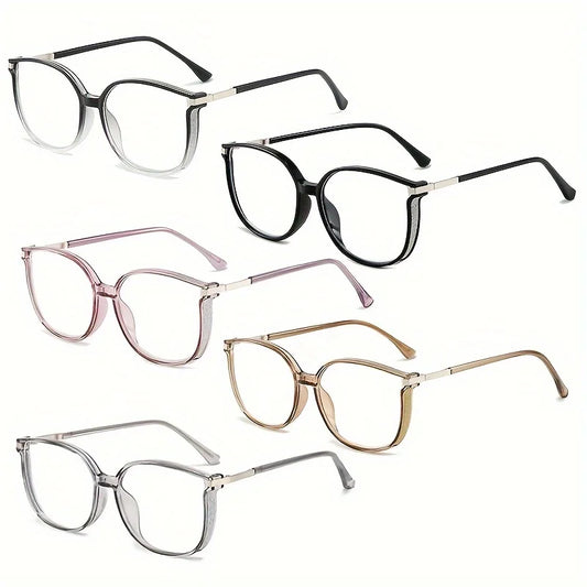 Reading Glasses Women Men Square Prescription Lenses Multifocal Eyeglasses Anti-blue Light Computer Eyewear Frames Badiee Stylez