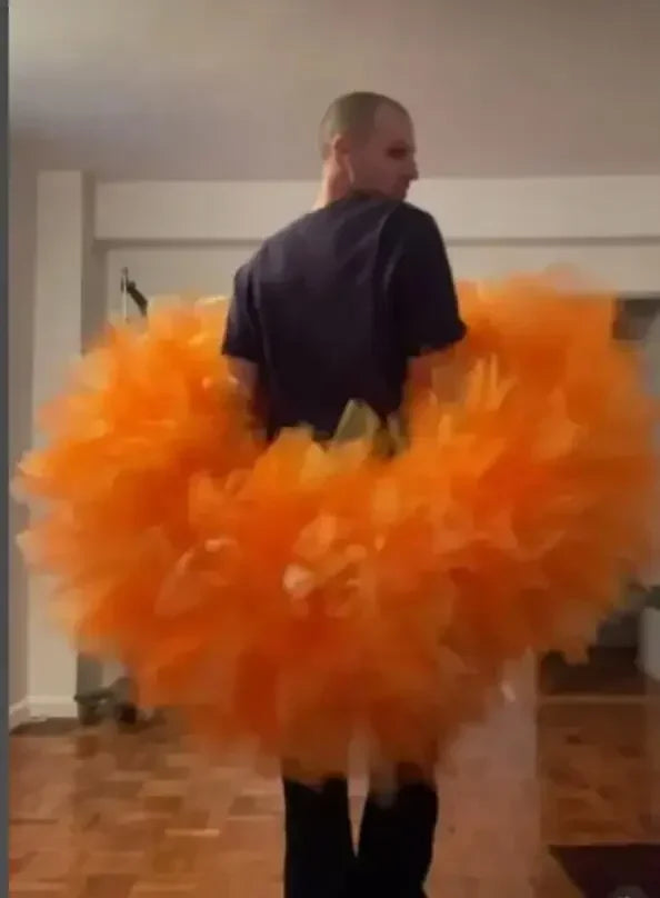 Fashion Stage ball party Club fluffy Ruffle edge tulle boas shawl cape wraps tippet cappa opera cape wedding accessory Badiee Stylez