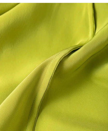 SuyaDream Woman Long Dress, 100%Real Silk, V Neck, Solid Spaghetti Strap Dresses, 2025 Elegant Chic Clothes Badiee Stylez