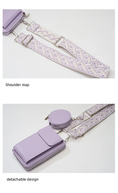 Buylor сумка для телефона PU Leather Cell Phone Bag Fashion Crossbody Bag Luxury Designer Ladies Shoulder Bag With Small Wallets